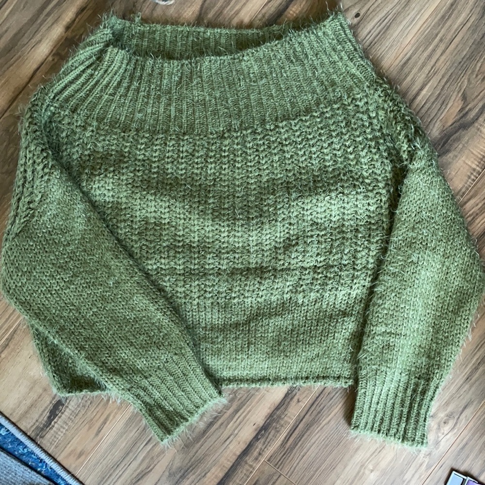 Off the shoulder sweater